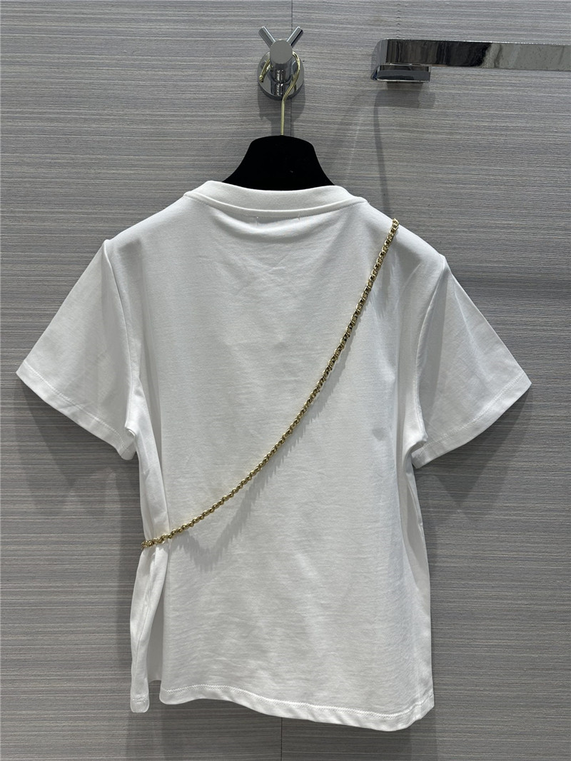Ch**el star bag pure cotton t-shirt