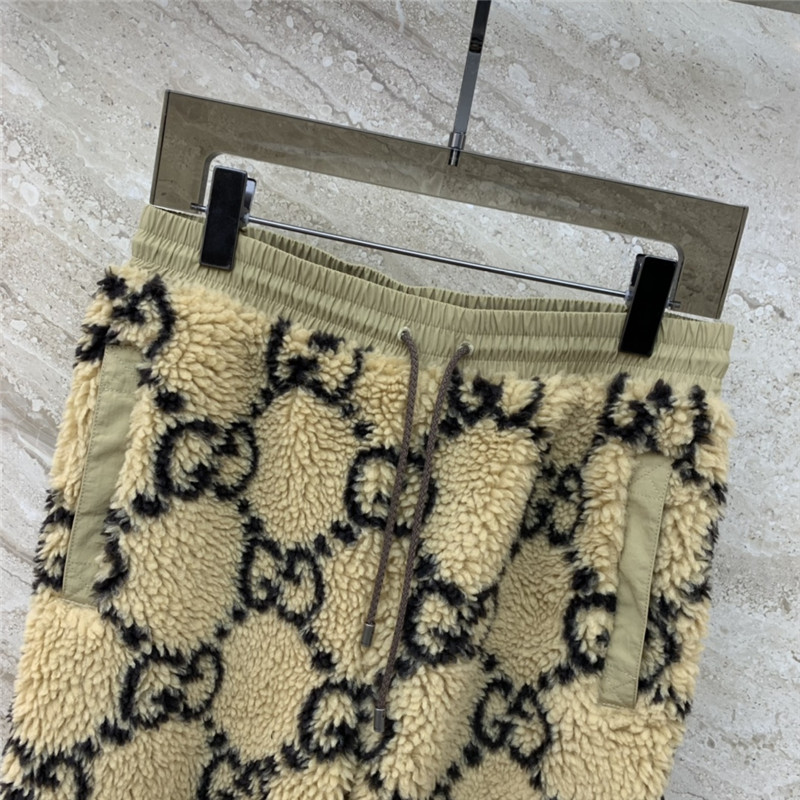 Gvc*1 gg wool knit jogging trousers