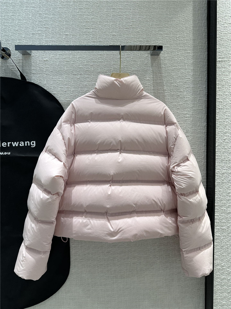 A1exa*der wang small logo short down jacket