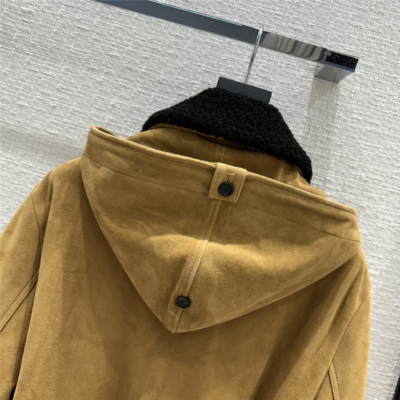 Y51 lambswool lined jacket