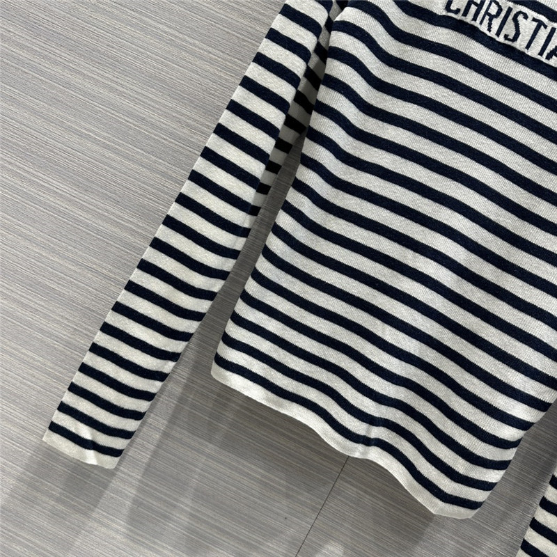 D10r linen mulberry silk stripe sweater