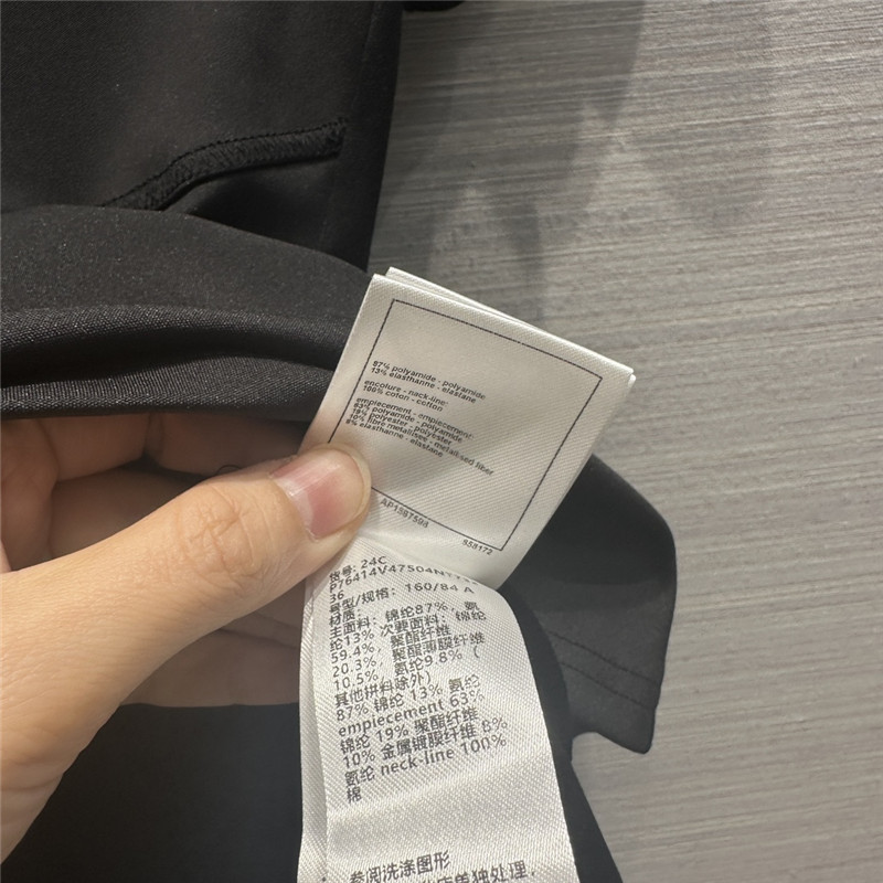 Ch**el black and white panda t-shirt