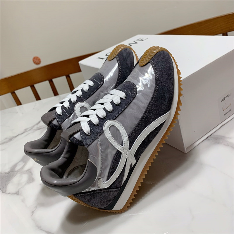 L0ew* flow runner sneaker dark gray