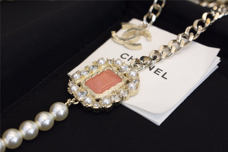 Ch**el pearl sweater necklace