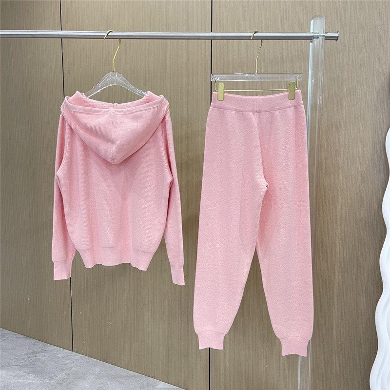 M1um1u hooded knitted suit