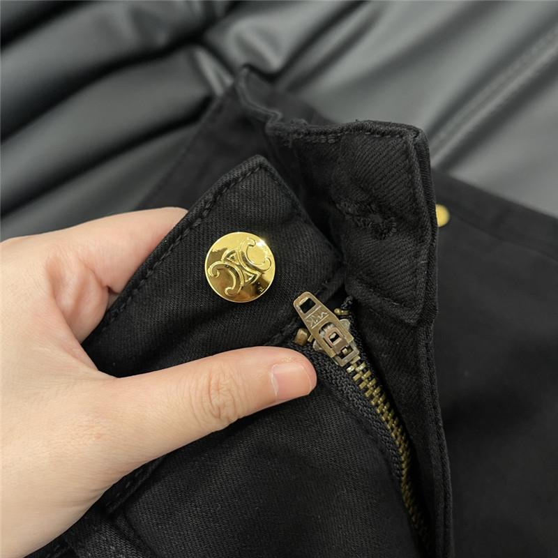 Ce1i*e embroidered love jeans