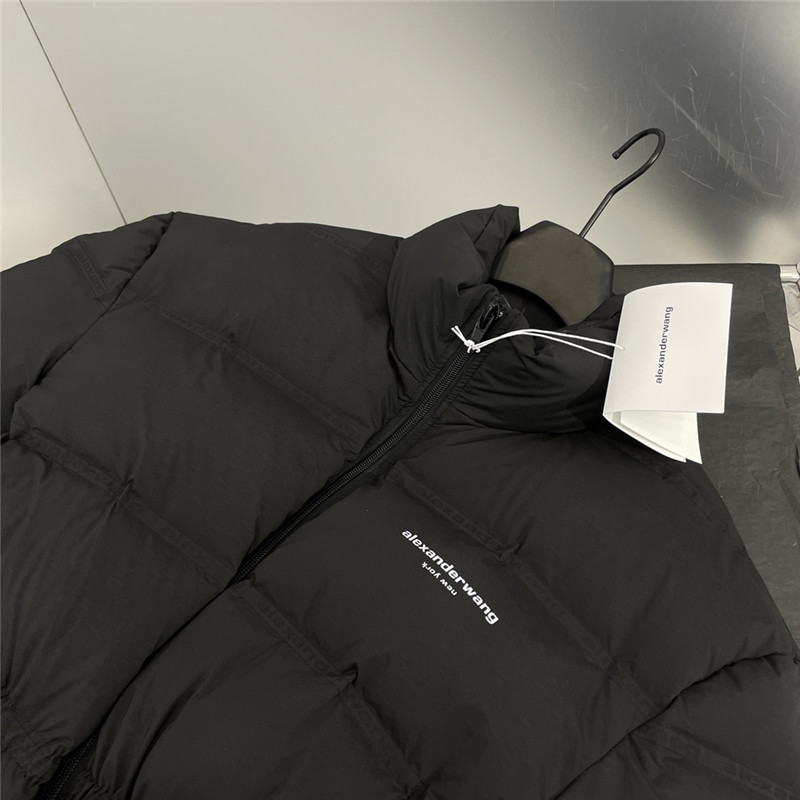 A1exa*der wang reflective logo waisted down jacket