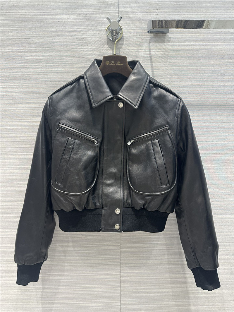 L0r0 P1ana quilted leather jacket