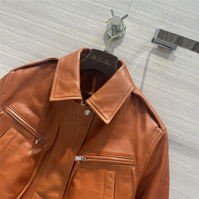 L0r0 P1ana quilted leather jacket