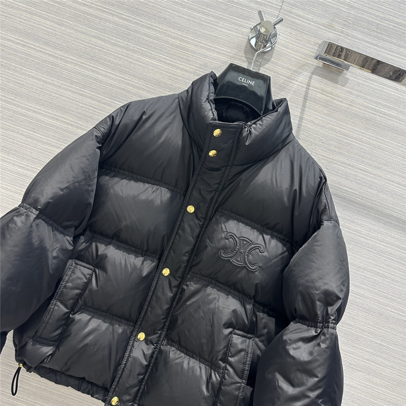 Ce1i*e arc de triomphe embroidered down jacket
