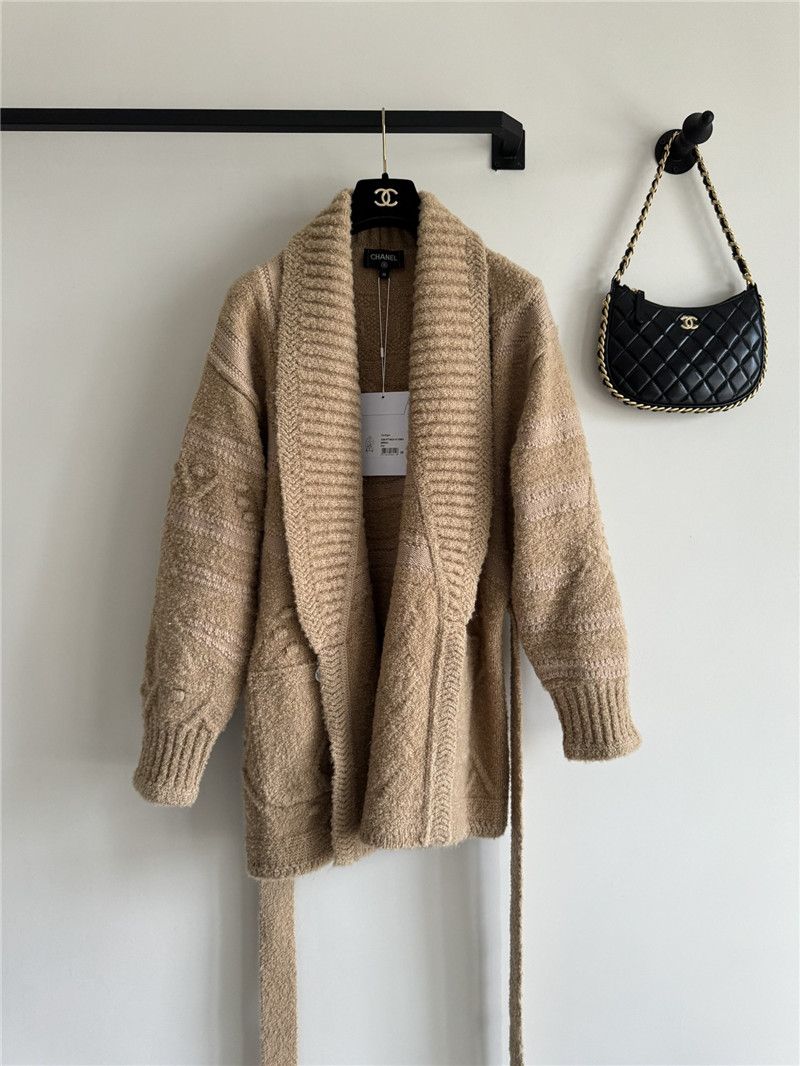 Ch**el camel robe cardigan