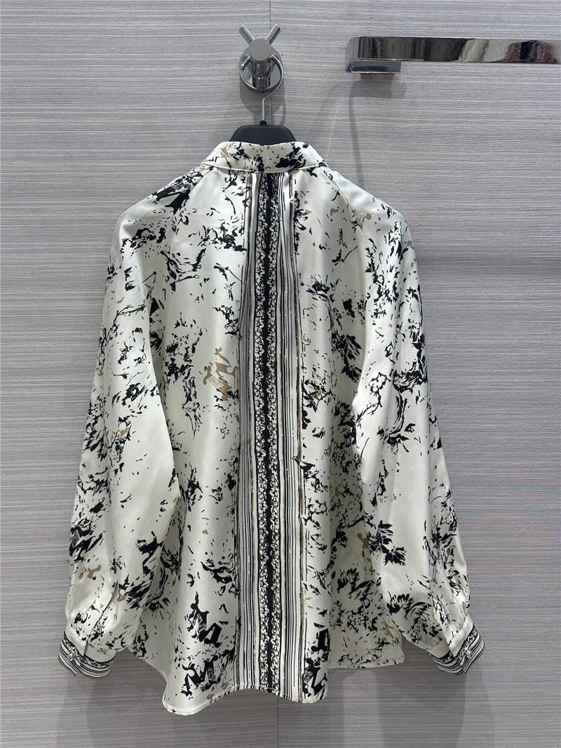 Vanitoo printed silk shirt