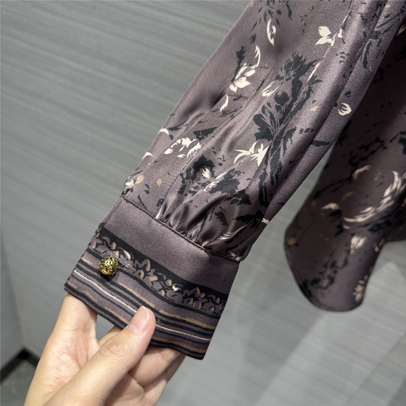 Vanitoo printed silk shirt