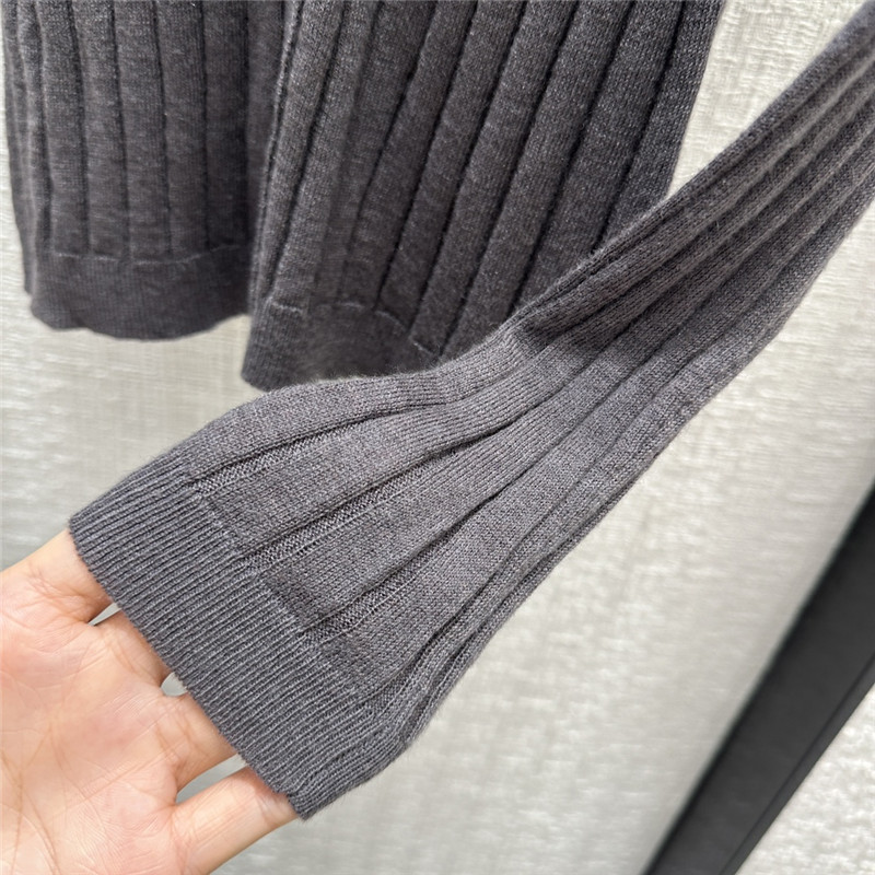 Pra*a ribbed knitted cardigan