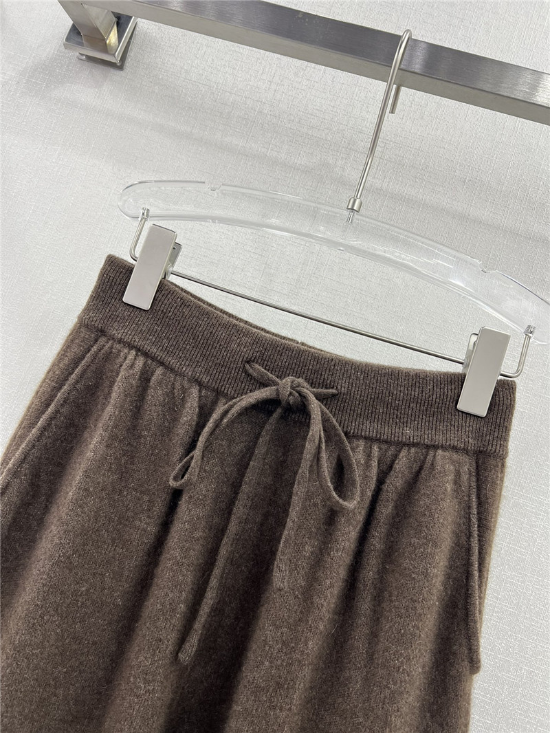 L0r0 P1ana wide leg cashmere loose trousers