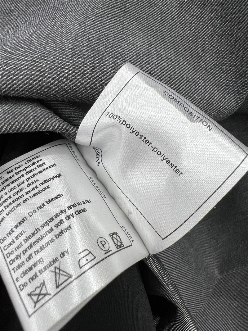 Ch**el waistband letter logo web pleated skirt