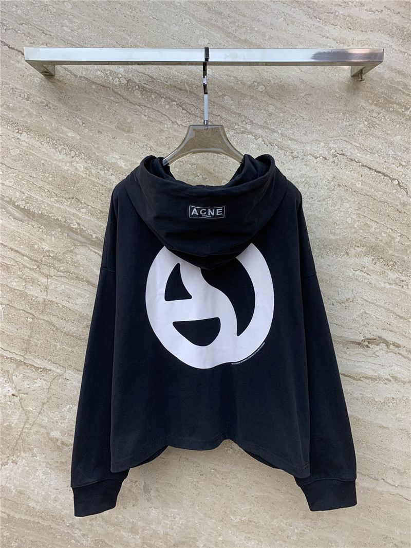 Acne Studios hooded sweatshirt loose sweatshirt