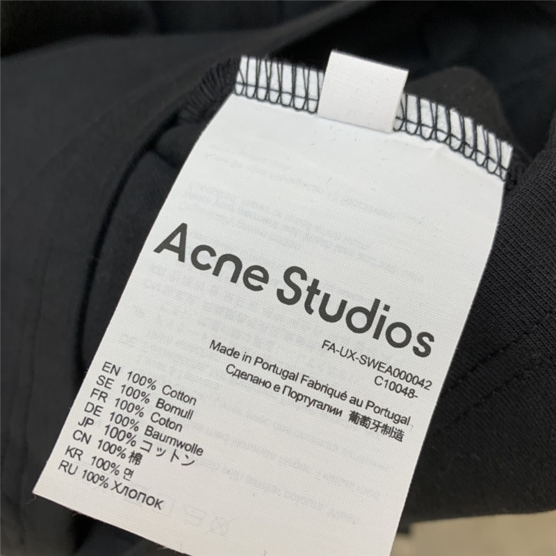 Acne Studios hooded sweatshirt loose sweatshirt