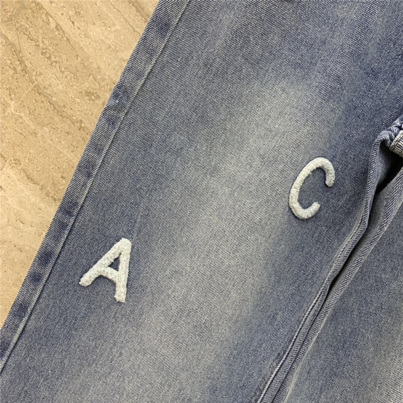 Ch**el towel embroidered logo jeans