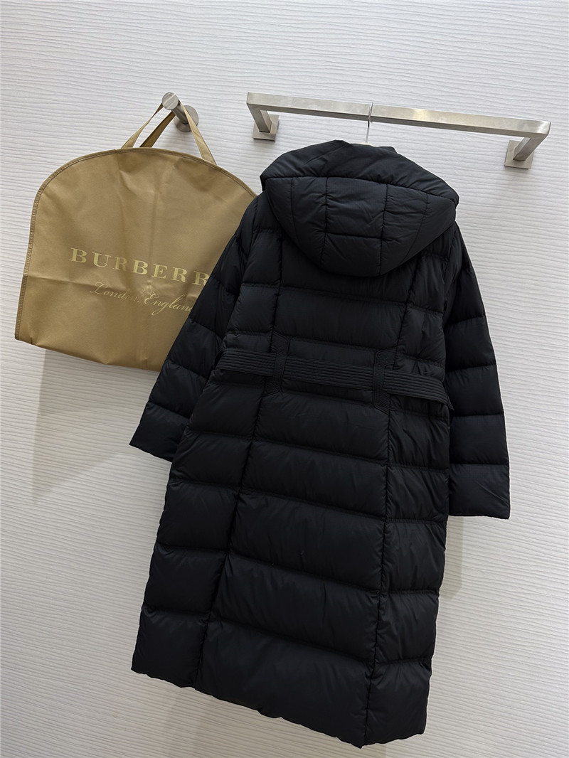 Bv*b*rry hooded long down jacket