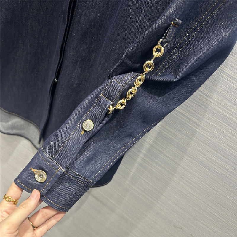 L0ew* washed native blue denim shirt jacket