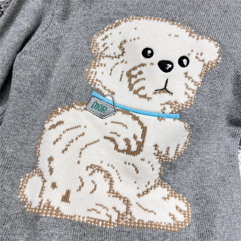 D10r animal knitted pullover sweater
