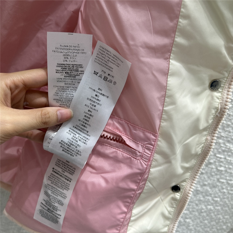 Gvc*1 morandi color contrast down vest