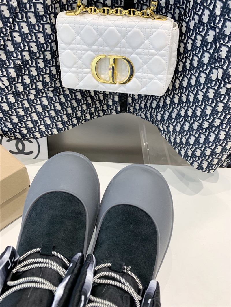 UGG Classic Mini Lace-Up Weather Boot Gray