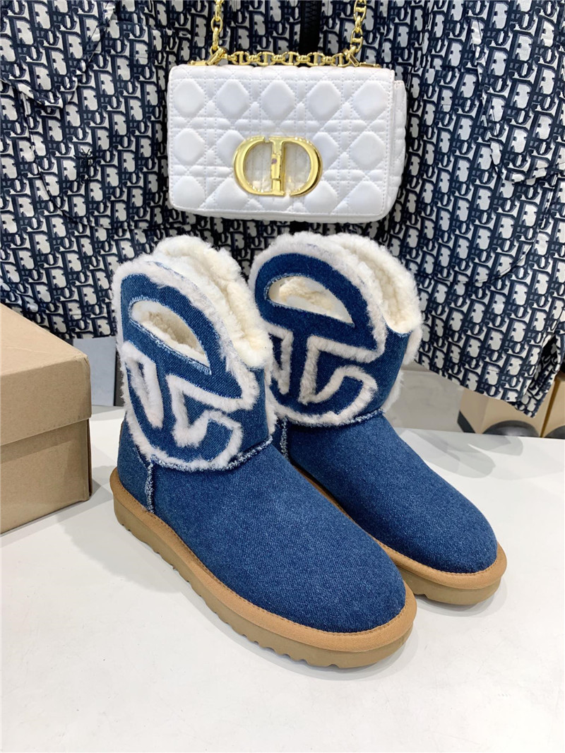 UGG x Telfar Denim Mini Boot