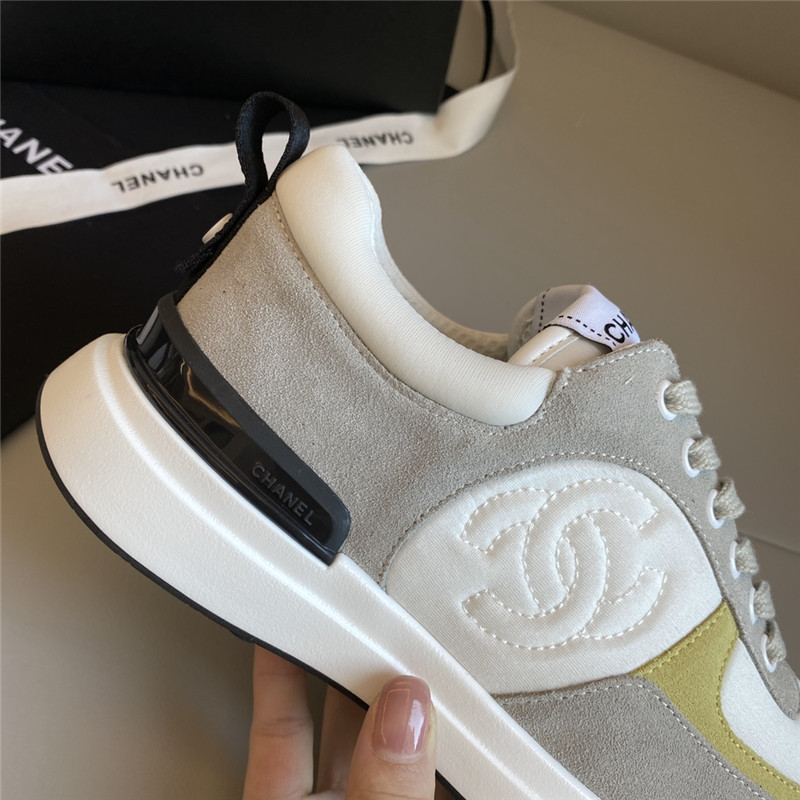 Ch**el sneakers women yellow