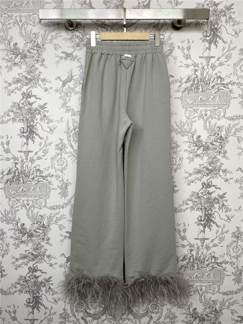 Pra*a new feather trousers