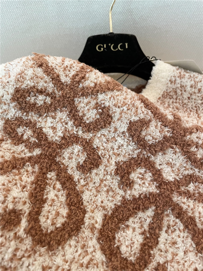 L0ew* logo jacquard knitted vest