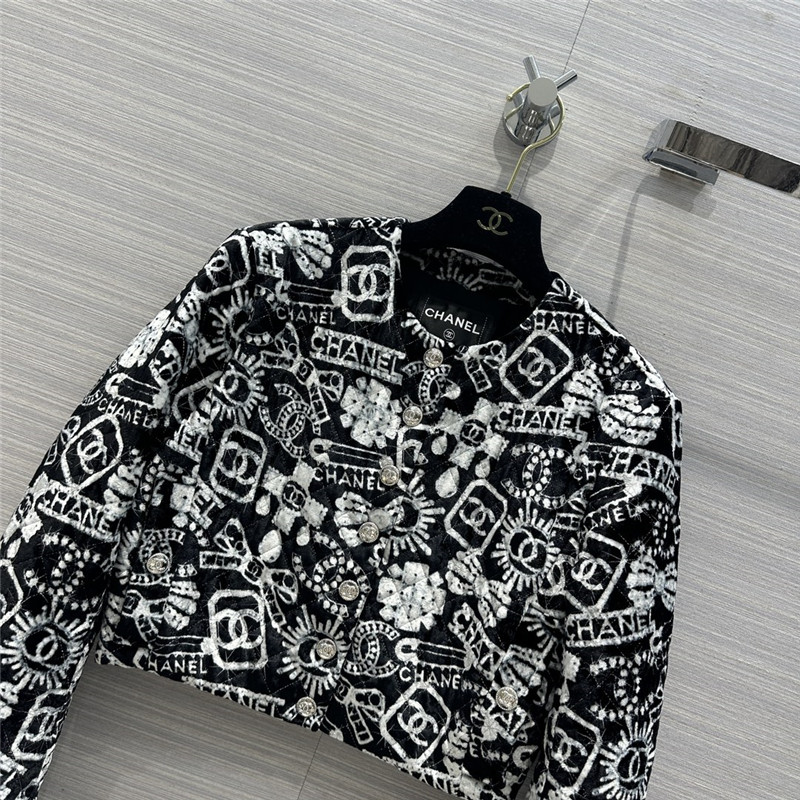 Ch**el silk quilted jacket