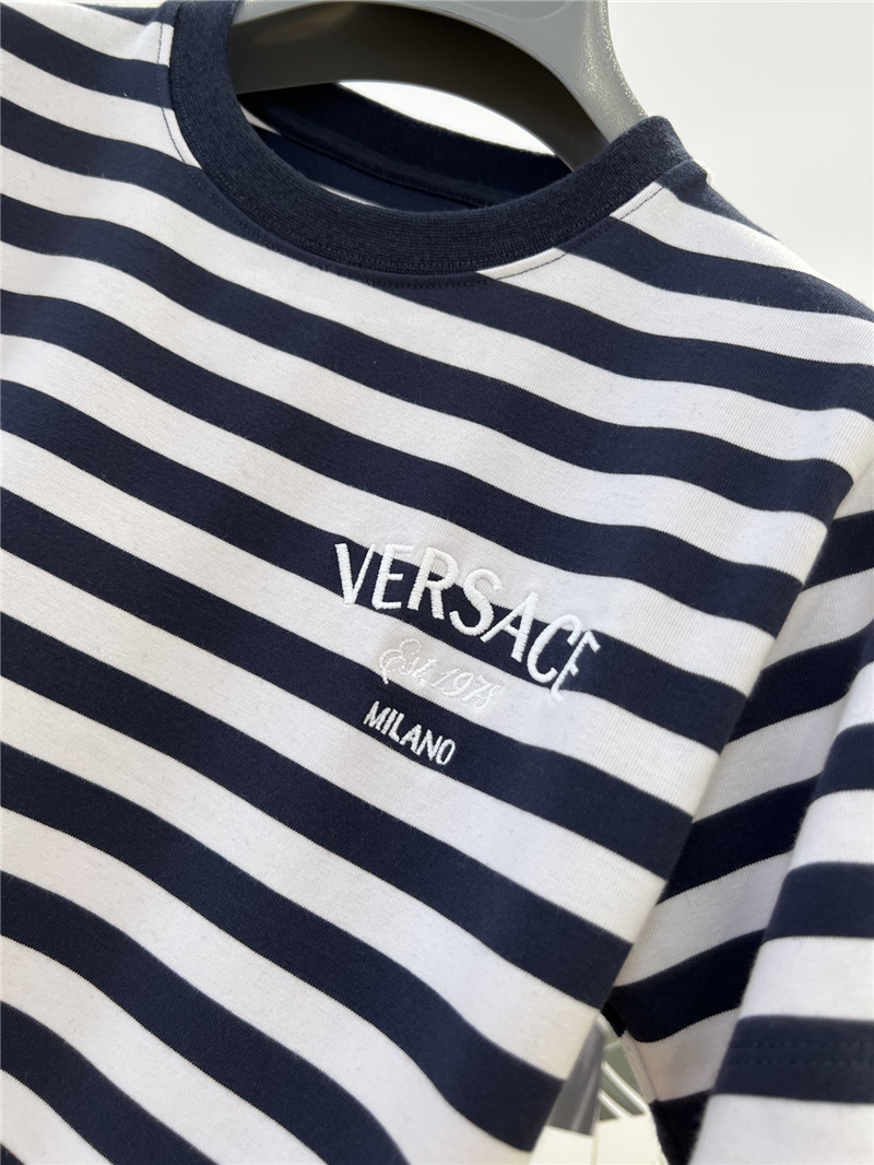 Versace latest striped T-shirt
