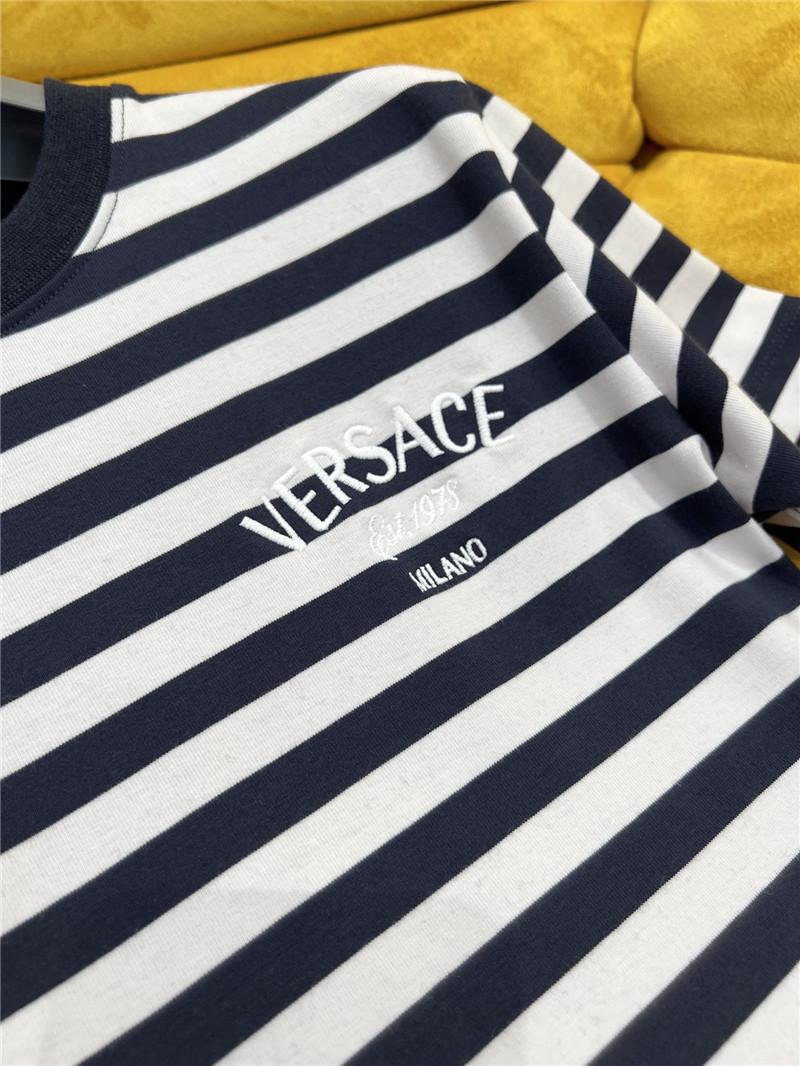 Versace latest striped T-shirt