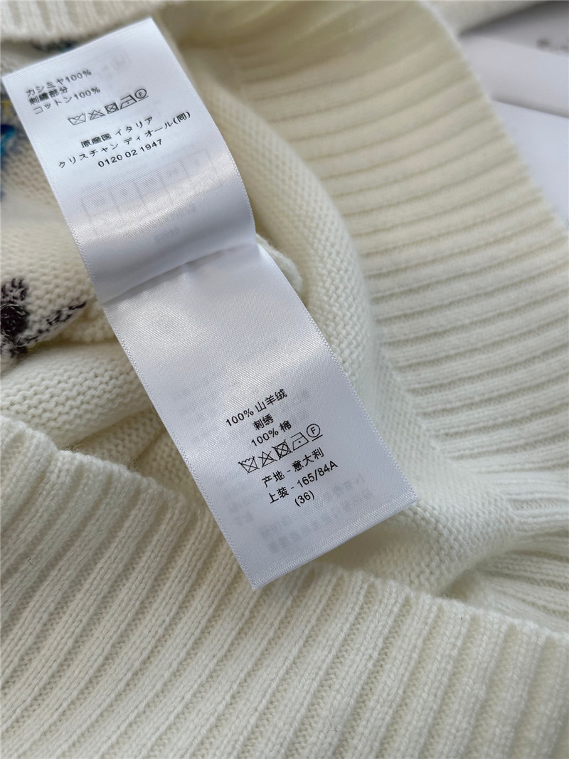 D10r constellation flower totem jacquard sweater