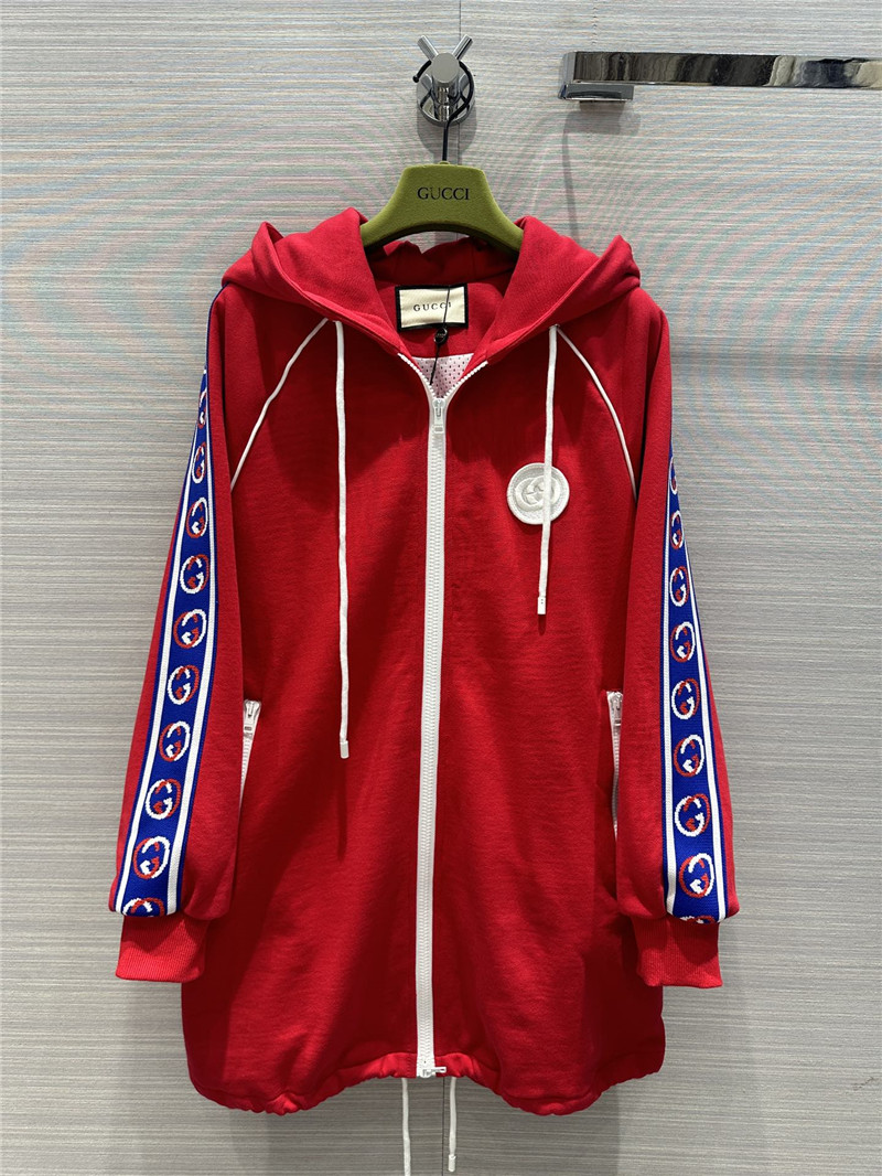 Gvc*1 retro hooded long coat + shorts set