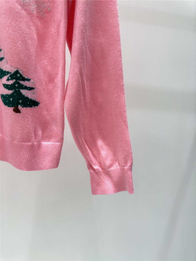 Ch**el christmas knitted sweater in pink