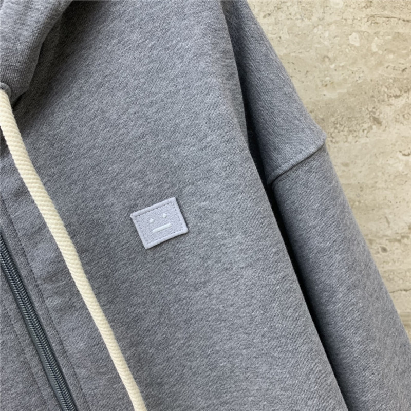 Acne Studios Zipper Hooded Sweatshirt