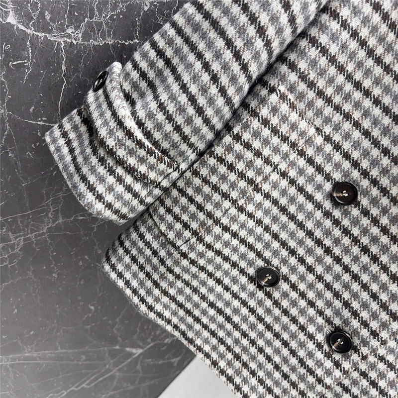 miu miu vintage houndstooth double-breasted blazer