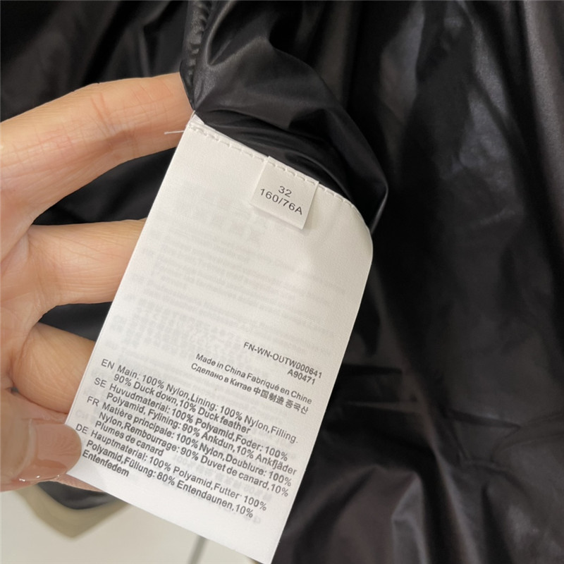 Acne Studios hooded drawstring waist down jacket