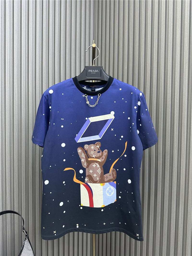 l0vis Vvtt0n lv printed chain round neck t-shirt