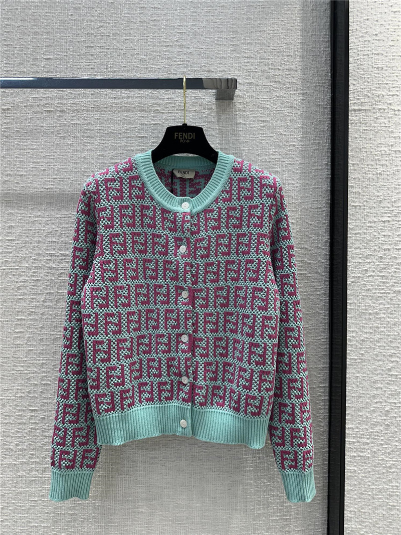 F**di ff presbyopic knit cardigan