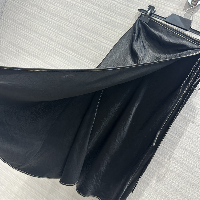 acne studios acetate silk skirt