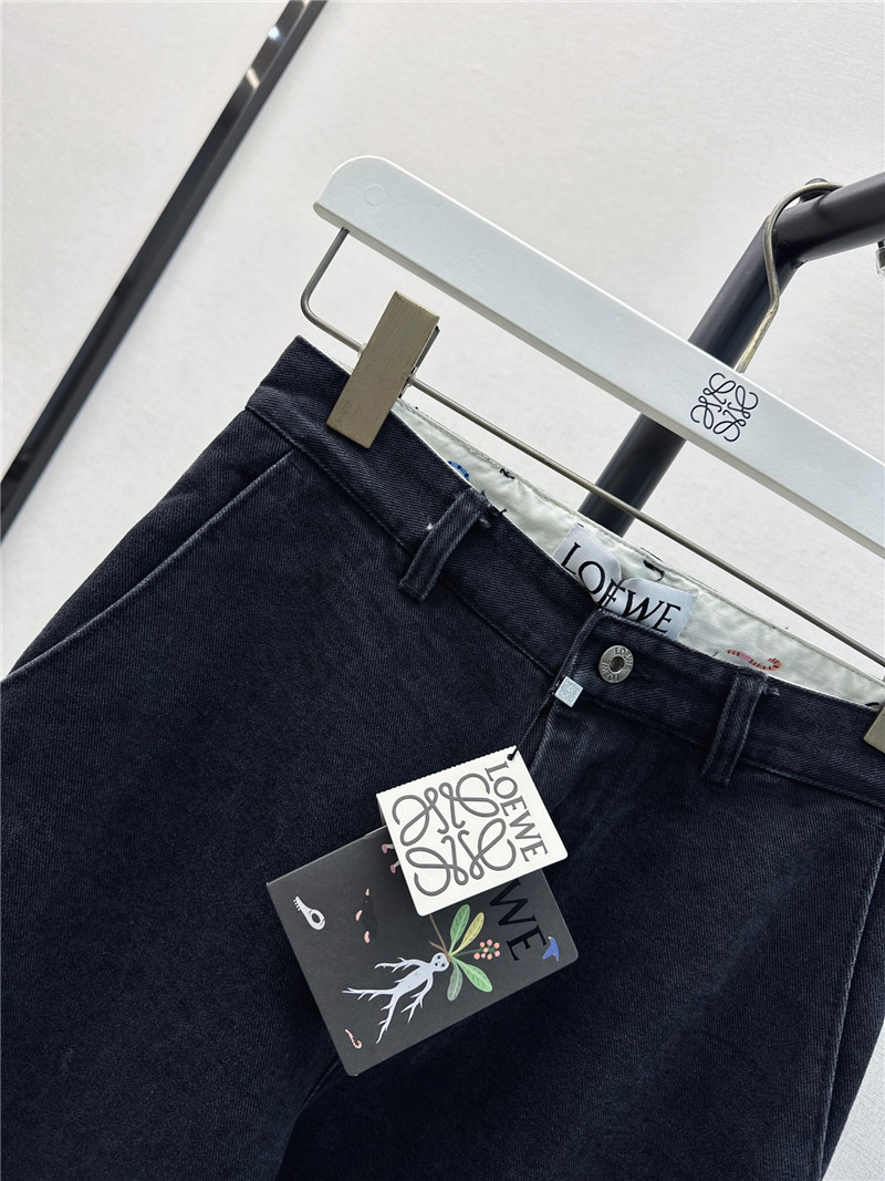 L0ew* new ginseng essence embroidery series jeans