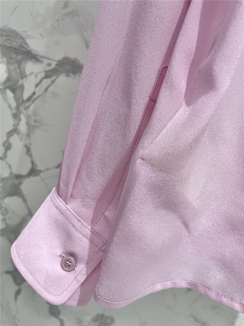 F**di new silk satin striped shirt