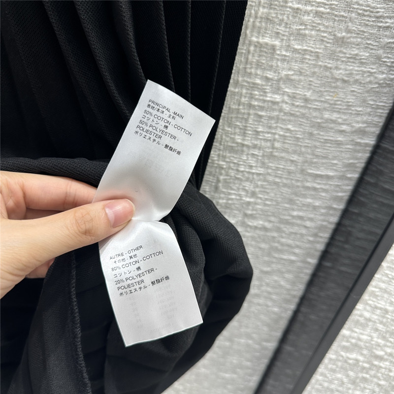 l0vis Vvtt0n lv new black pleated long skirt