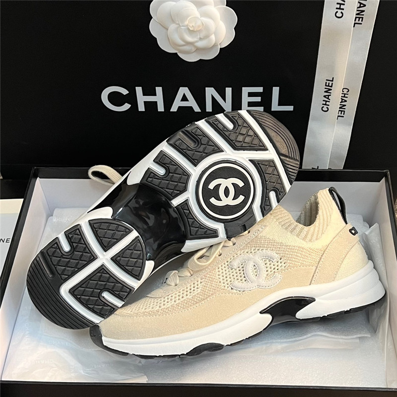 Ch**el women beige Ch**el sneakers