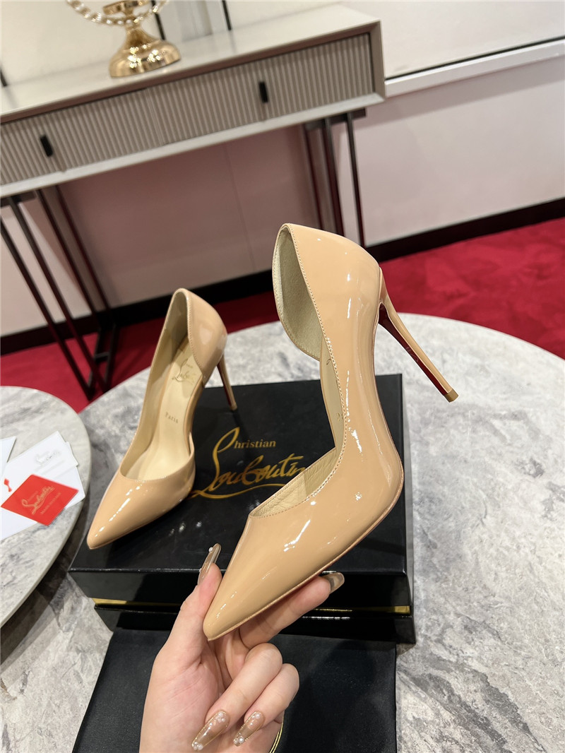 Chr1st1an louboutin side hollow shoes