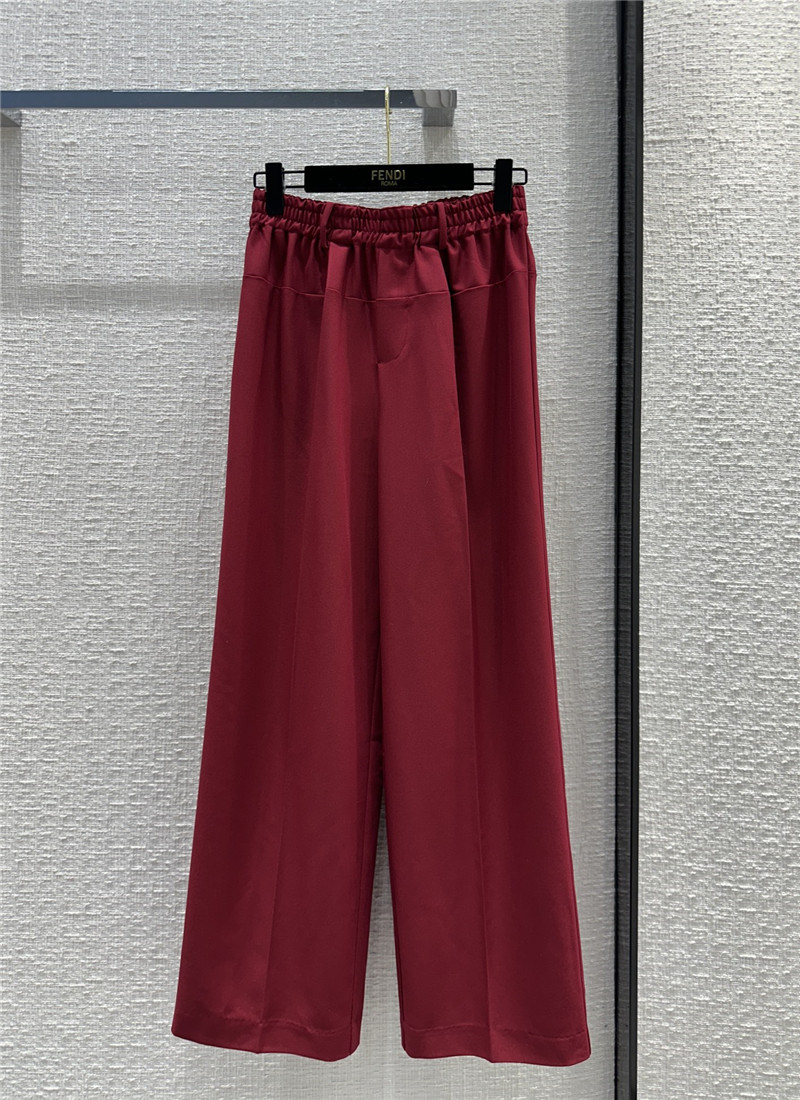 F**di pleated casual trousers